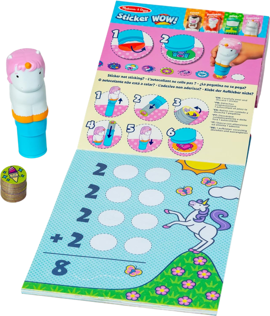 Książka z naklejkami Melissa & Doug WOW Tygrysek (681147005488) - obraz 2