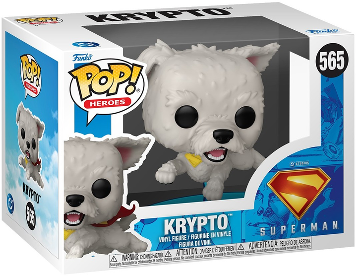 Ігрова фігурка Funko POP DC: Superman 2025 - Krypto (5908305249955) - зображення 1