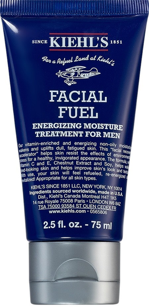 Крем для обличчя для чоловіків Kiehl's Men Facial Fuel 75 мл (3700194714628) - зображення 1
