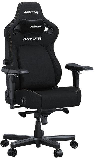 Крісло ігрове Anda Seat Kaiser 4 XL Black Fabric (AD12YDDC-XLL-20-B-CF) - зображення 3