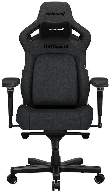 Fotel gamingowy Anda Seat Kaiser 4 XL Dark Gray Fabric (AD12YDDC-XLL-20-GB-CF) - obraz 1