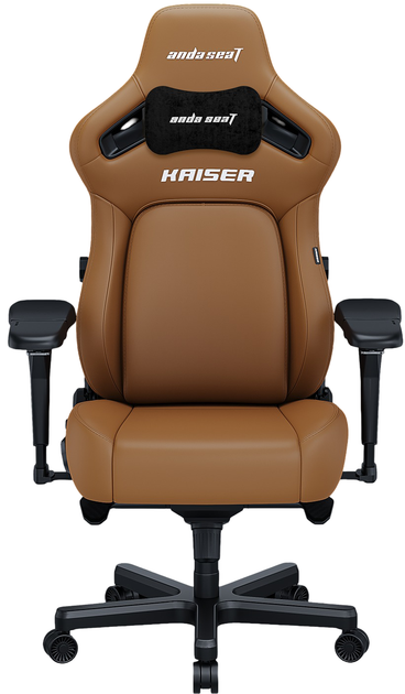 Fotel gamingowy Anda Seat Kaiser 4 XL Bentley Brown (AD12YDDC-XLL-20-K-PV/C) - obraz 1