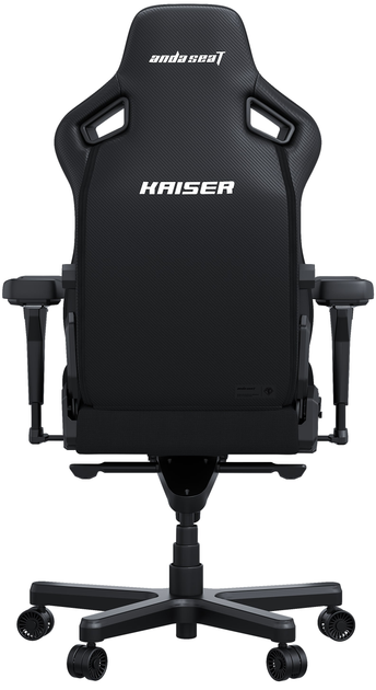 Fotel gamingowy Anda Seat Kaiser 4 L Black Fabric (AD12YDDC-L-20-B-CF) - obraz 4