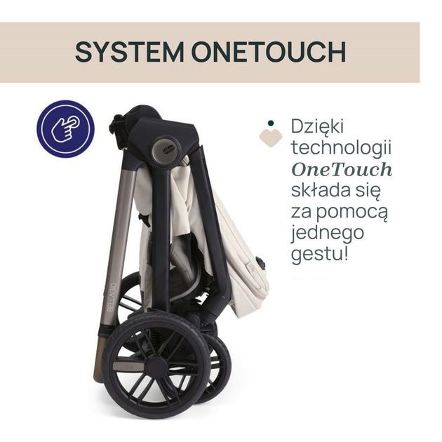 Wozek spacerowy dziecięcy Chicco Bellagio Amber Glow Beżowy (8058664180349) - obraz 8