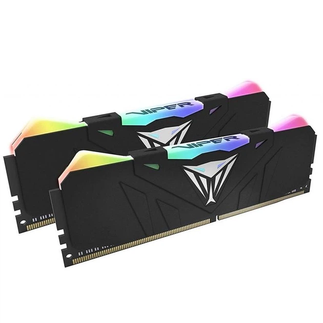 Модуль памяти DDR4 2x8GB/3000 Patriot Viper RGB Black (PVR416G300C5K) - изображение 2