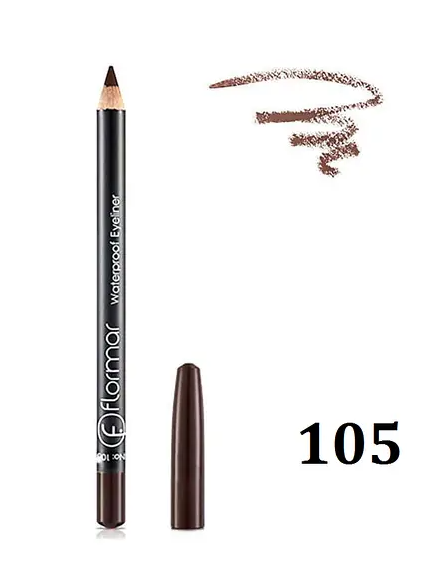 Водостойкий карандаш для глаз Flormar Waterproof Eyeliner 105 Warm Brown (Коричневый) - Фото 2 Водостойкий карандаш для глаз Flormar Waterproof Eyeliner 105 Warm Brown (Коричневый) - изображение 2