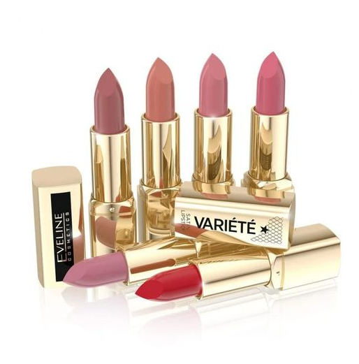 Сатиновая помада для губ Eveline Cosmetics Variete Satin Lipstick № 10 Honey Moon, 4.5 мл - изображение 4
