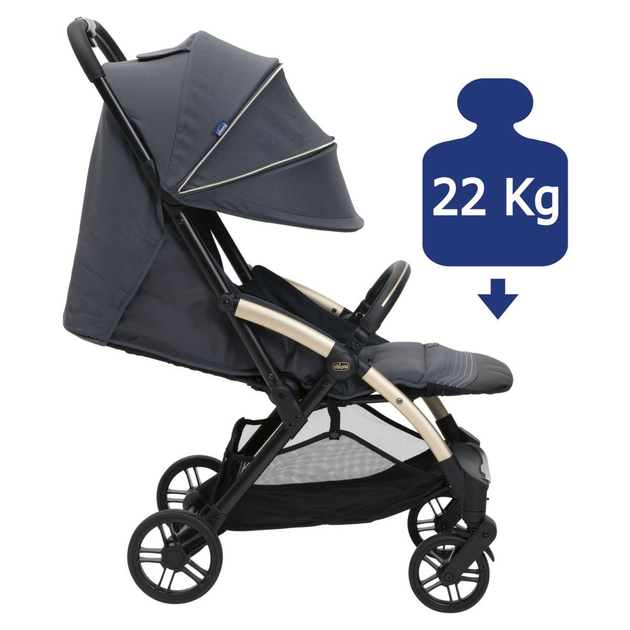 Прогулянкова коляска дитяча Chicco Goody X Plus Dark Shadow Темно-сіра (8058664173051) - зображення 9
