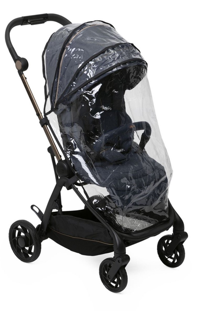 Прогулянкова коляска дитяча Chicco One4Ever Denim Shine Темно-синя (8058664176809) - зображення 9