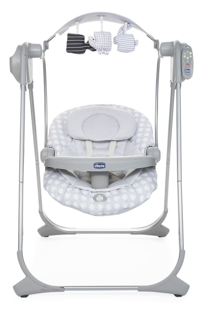 Дитяча гойдалка Chicco Polly Swing Up Сіра (8058664138647) - зображення 2