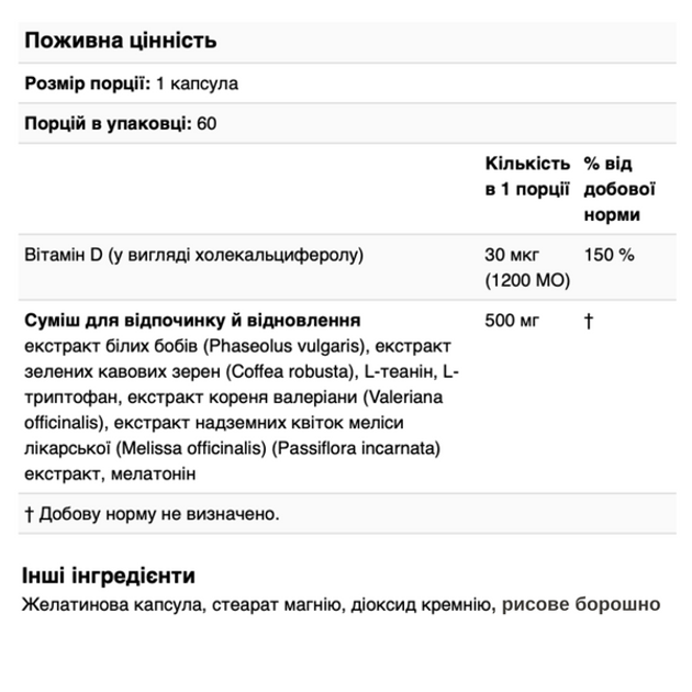 Нічний засіб для спалювання жиру MAV Nutrition Night Time Fat Burner 60 капсул - зображення 8