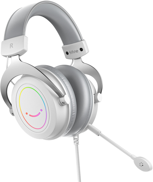 Słuchawki Fifine H3W AmpliGame RGB White (4820216974294) - obraz 3