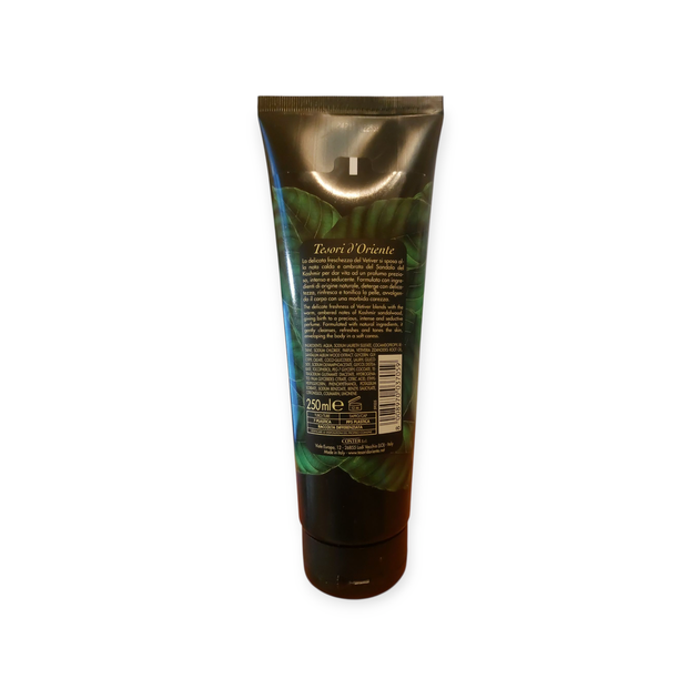 Парфумований крем-гель для душу Tesori d'Oriente Aromatic Shower Cream Кашемірський сандал та ветивер, 250 мл - Фото 2 Парфумований крем-гель для душу Tesori d'Oriente Aromatic Shower Cream Кашемірський сандал та ветивер, 250 мл - зображення 2
