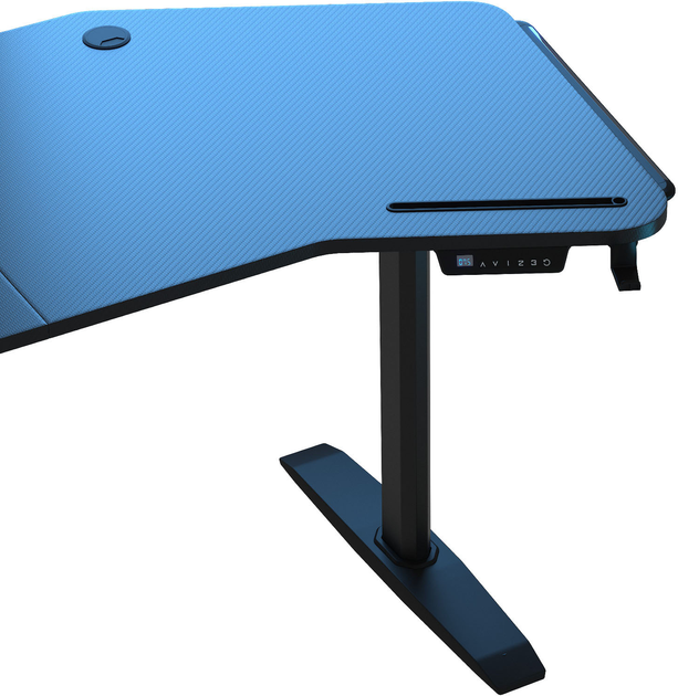 Biurko komputerowe Anda Seat Shadow Warrior Black (AD-D-DD1-1600L-02-B) - obraz 8