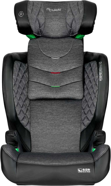 Fotelik samochodowy Nukido Louis Black-Grey (5903890619121) - obraz 3