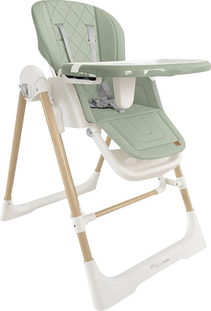 Krzesełko do karmienia Ricokids Nukido Elite ze stolikiem Green (5903890622114) - obraz 2