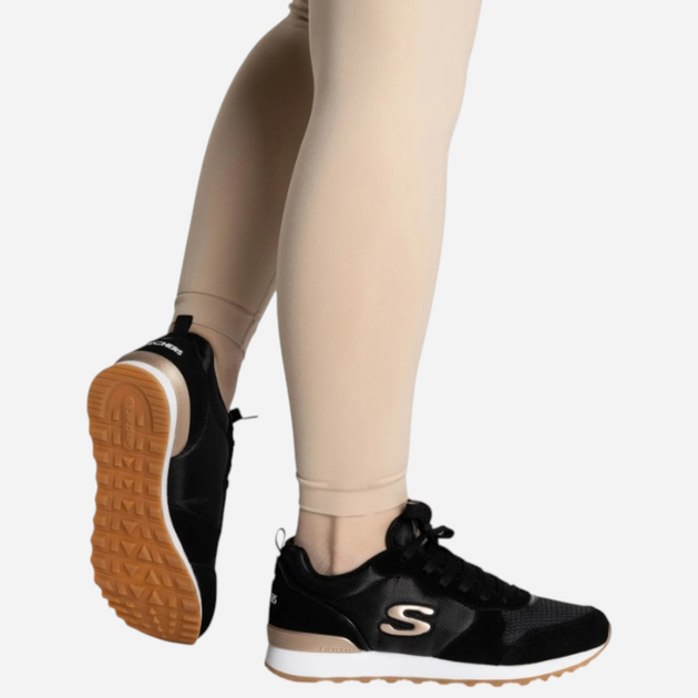Buty sportowe damskie Skechers Retros-Og 85-Goldn G 111-BLK 41 (11US) 28 cm Czarne (889110638835) - obraz 2