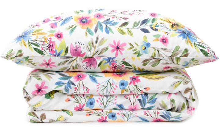Komplet pościeli Homla Floral King Size mikrofibra w kwiaty 200 x 220 cm (5902869955505) - obraz 3