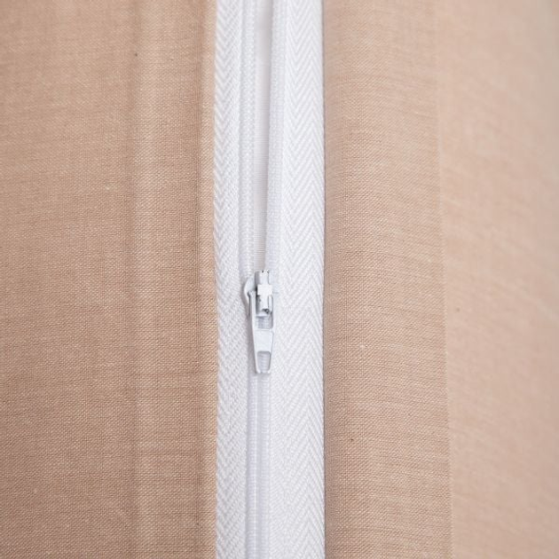 Komplet pościeli Homla Gossy King Size Poszewka na pościel 220 x 200 cm + 2 poszewki na poduszki 70 x 80 cm bawełniany Beżowy (5906496729508) - obraz 5