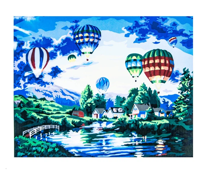 Картина за номерами Повітряні Кулі, 50 х 65 см, фарби, пензлі. Multicolor (784982686) 5004213 - Фото 1 Картина за номерами Повітряні Кулі, 50 х 65 см, фарби, пензлі. Multicolor (784982686) 5004213 - зображення 1