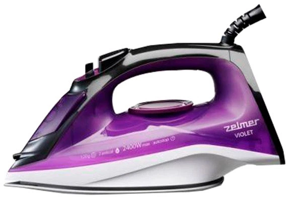 Утюг Zelmer ZIR1515 2400 Вт черный 5091416 - Фото 1 Утюг Zelmer ZIR1515 2400 Вт черный 5091416 - изображение 1
