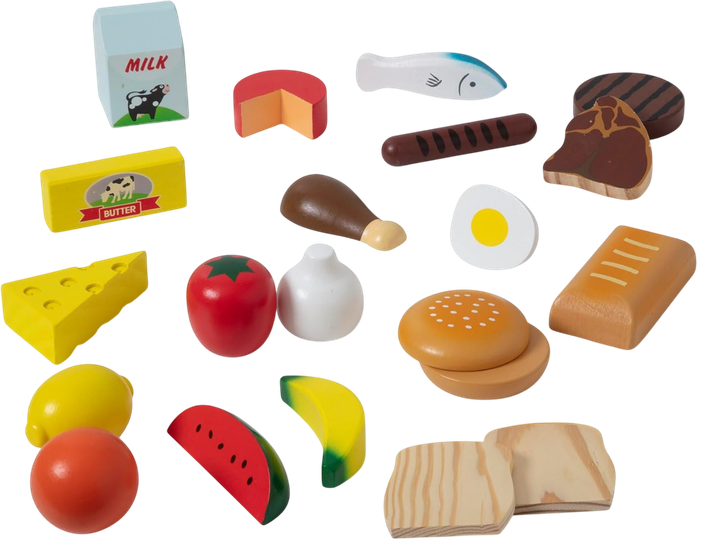 Ігровий набір Melissa & Doug Дерев'яна Їжа (681147005174) - зображення 2