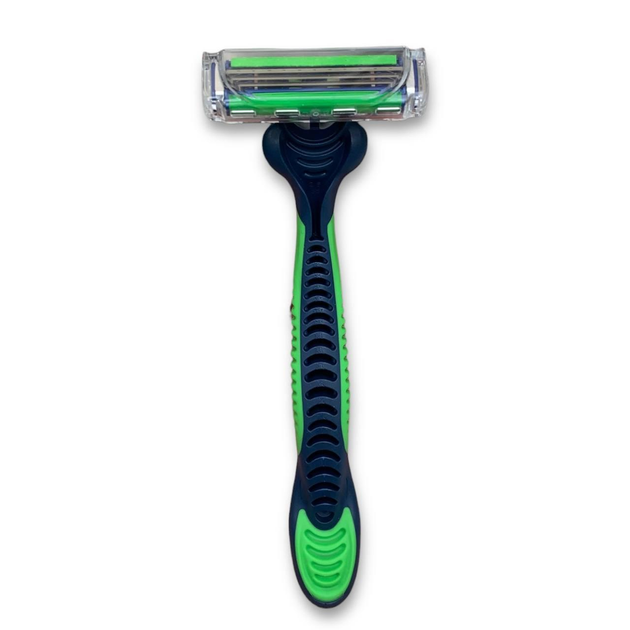 Одноразові станки Gillette Blue3 Sensitive 9+3 12 штук 3 леза з алое для чутливої шкіри - зображення 8