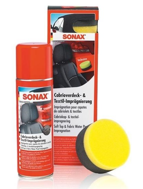 Impregnat Sonax do dachu i tapicerki w kabriolecie scs 310141 (4064700493803) - obraz 1