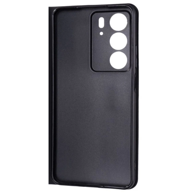 Кожаный чехол - книжка Leather Case для Realme C75 black - Фото 2 Кожаный чехол - книжка Leather Case для Realme C75 black - изображение 2