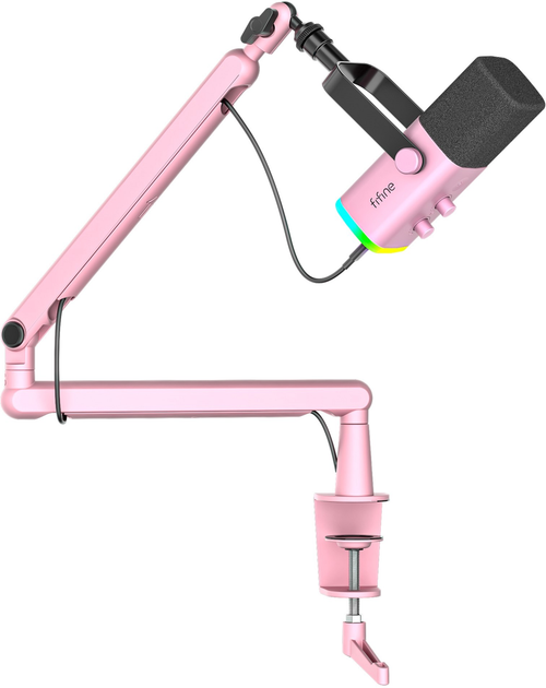 Mikrofon dynamiczny Fifine TAM8P USB/XLR Pink - obraz 2