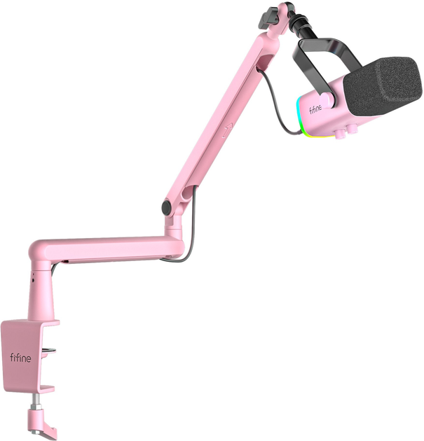 Mikrofon dynamiczny Fifine TAM8P USB/XLR Pink - obraz 3