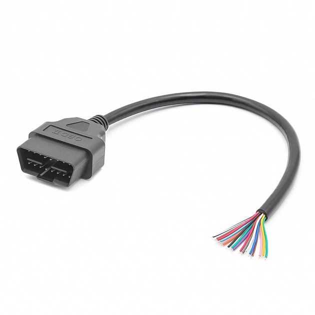 Кабель разъем OBD2 папа 16pin 30см - изображение 13