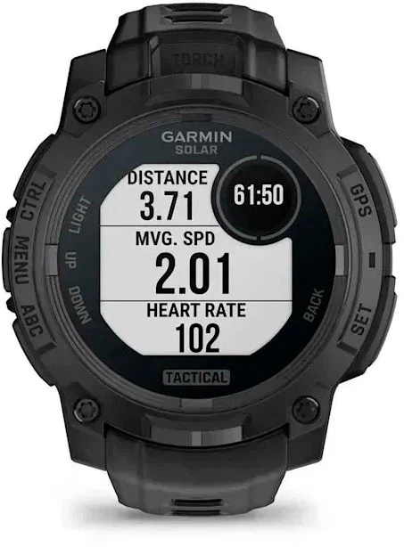 Смарт-годинник Garmin Instinct 3 45mm Solar Tactical Black (010-02934-50) - зображення 6