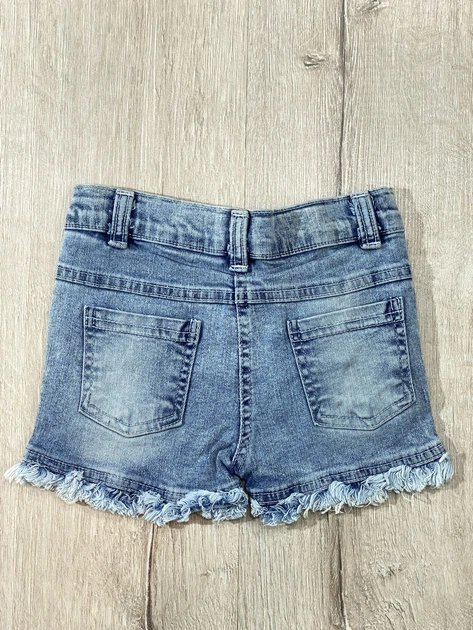 Шорты джинсовые для девочки Wesley 01958 104 см Голубой - Фото 5 Шорты джинсовые для девочки Wesley 01958 104 см Голубой - изображение 5