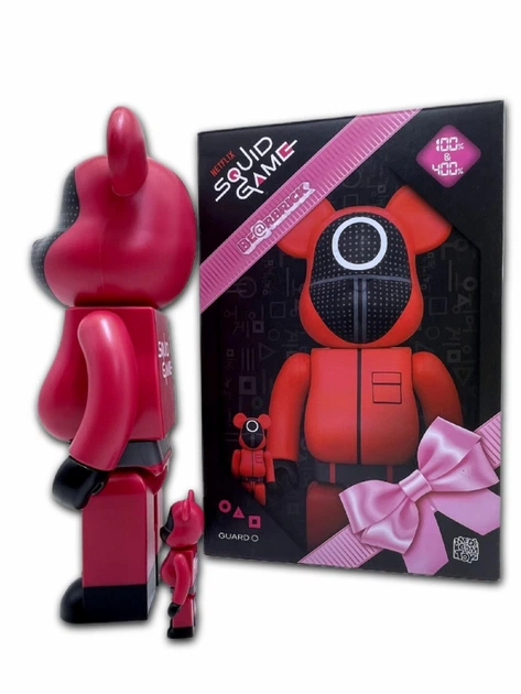 Статуэтка Bearbrick x Squid Game x Guard Triangle 400% + 100% 28 см + 7 см Medicom Toy Netflix - Фото 5 Статуэтка Bearbrick x Squid Game x Guard Triangle 400% + 100% 28 см + 7 см Medicom Toy Netflix - изображение 5