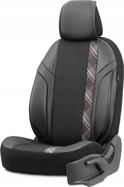 Pokrowce na siedzenie samochodowe Amio OTOM Horizon 1805 Orange 3-Zip (8681892867456) - obraz 2