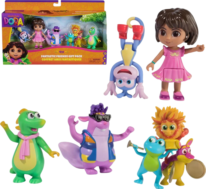 Набір фігурок Spin Master Dora the Explorer 7 шт (681147077737) - зображення 1