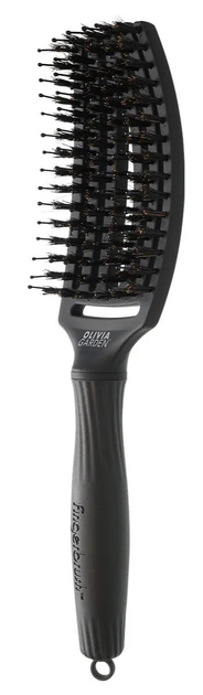 Щітка для волосся Olivia Garden Fingerbrush антистатична 26.5 см Чорна (5414343017291) - зображення 4