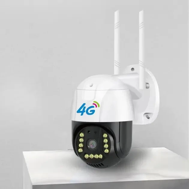 Камера внешнего видеонаблюдения 4G Sim V380 PRO Уличная видеокамера IP 66 с ночной съемкой - изображение 4