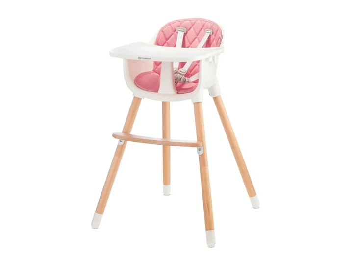 Стільчик для годування 2 в 1 KinderKraft Sienna Pink (KKKSIENPNK0000) - Фото 1 Стільчик для годування 2 в 1 KinderKraft Sienna Pink (KKKSIENPNK0000) - изображение 1