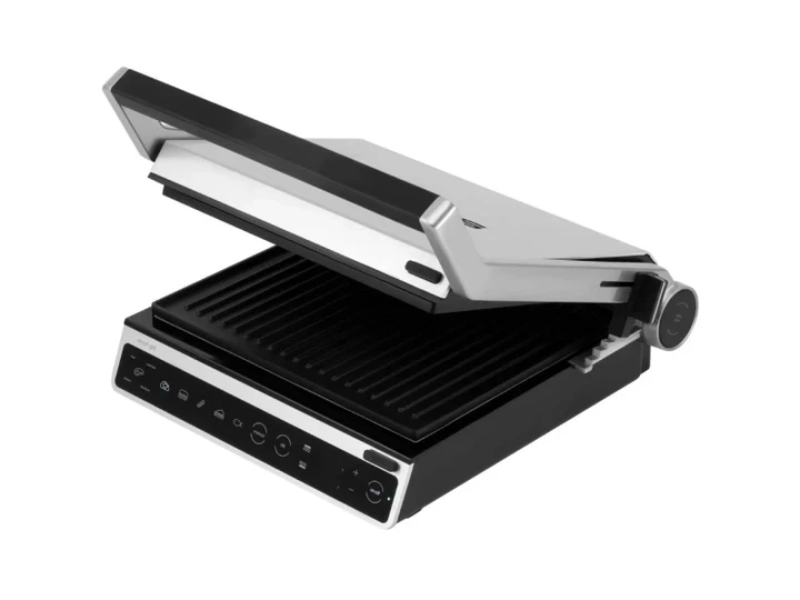 Електрогриль притискний Polaris PGP 7002 Optimal Temp Silver - изображение 2