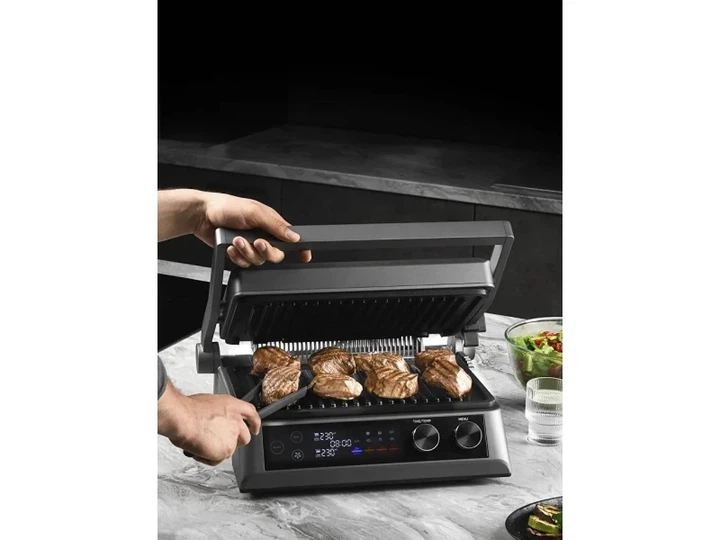 Електрогриль притискний Polaris PGP 7003 SMOKELESS Graphite - Фото 8 Електрогриль притискний Polaris PGP 7003 SMOKELESS Graphite - изображение 8