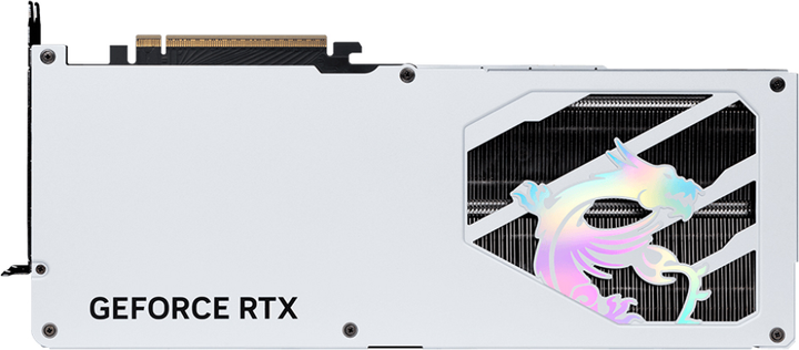 Відеокарта MSI PCI-Ex GeForce RTX 5070 GAMING TRIO OC White 12GB GDDR7 (192bit) (2625/28000) (HDMI, 3 x DisplayPort) (V532-021R) - зображення 3