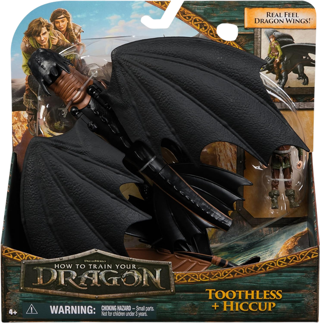 Zestaw figurek Spin Master How To Train Your Dragon Toothless & Hiccup (681147083325) - obraz 1
