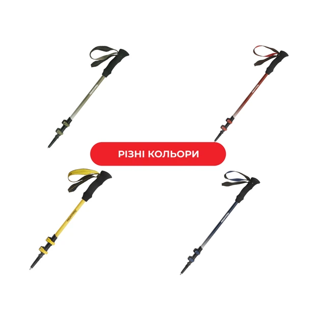 Трекінгова палиця Naturehike CNK2300DS010, 100 см, жовта - изображение 10