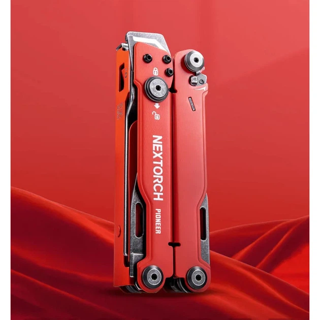 Мультитул Nextorch Pioneer MT20, красный - Фото 12 Мультитул Nextorch Pioneer MT20, красный - изображение 12