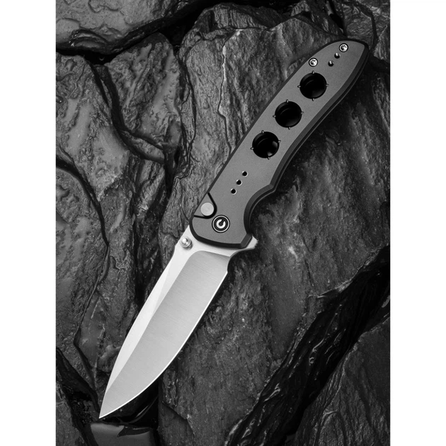 Нож складной туристический Civivi Hyperpulse, (8.9 см) 14C28N / Aluminum серый - изображение 10