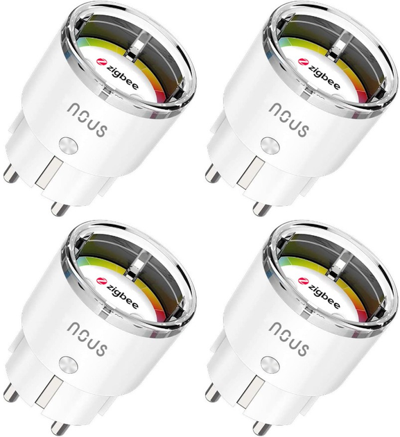 Розумна розетка Nous A1Z Smart ZigBee Socket 4 шт (SMA000068) - зображення 1