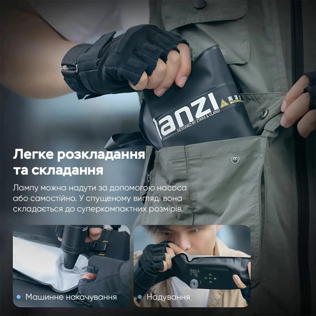 Видеосвет Ulanzi Vijim UA12 Portable Air Tube Light (L092 UA12) - Фото 12 Видеосвет Ulanzi Vijim UA12 Portable Air Tube Light (L092 UA12) - изображение 12