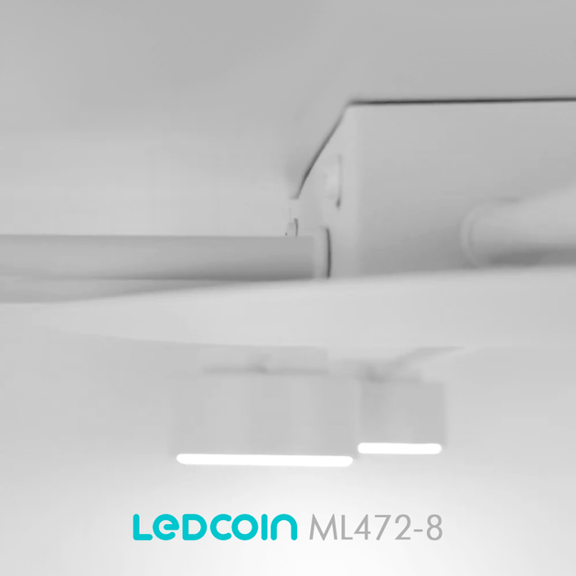 Люстра ML472-8 белая Ledcoin на 8 ламп GX53 (потолочный светильник под сменные LED лампы) Ø1000х55мм - Фото 6 Люстра ML472-8 белая Ledcoin на 8 ламп GX53 (потолочный светильник под сменные LED лампы) Ø1000х55мм - изображение 6